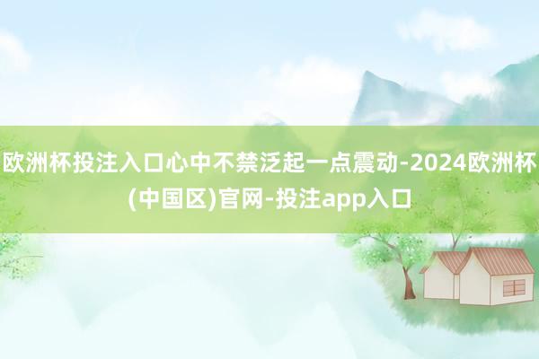 欧洲杯投注入口心中不禁泛起一点震动-2024欧洲杯(中国区)