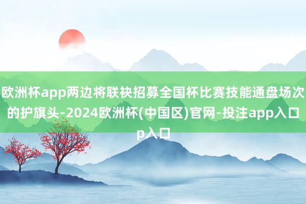 欧洲杯app两边将联袂招募全国杯比赛技能通盘场次的护旗头-2